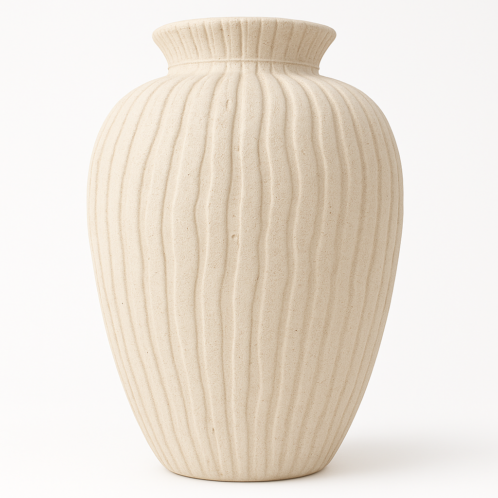 723142 - VASO EM RESINA BRANCO G