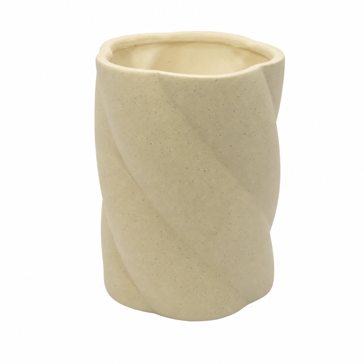 77753 - VASO EM CERAMICA CREME