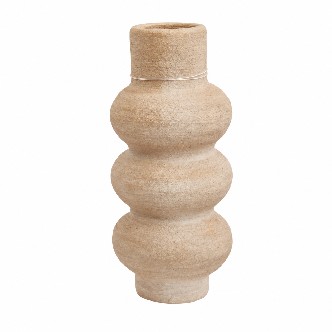 74369 - VASO EM CERAMICA MARROM G