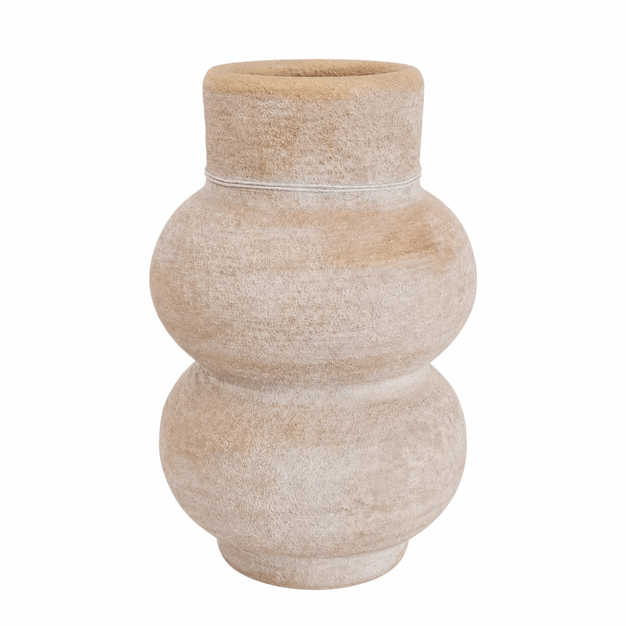 74370 - VASO EM CERAMICA MARROM M