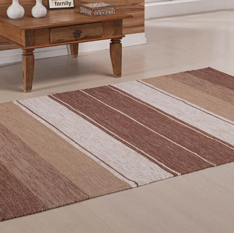 TAPETE KILIM BASAR 0,60 X 0,90 UNICO/BEGE-7899967034868