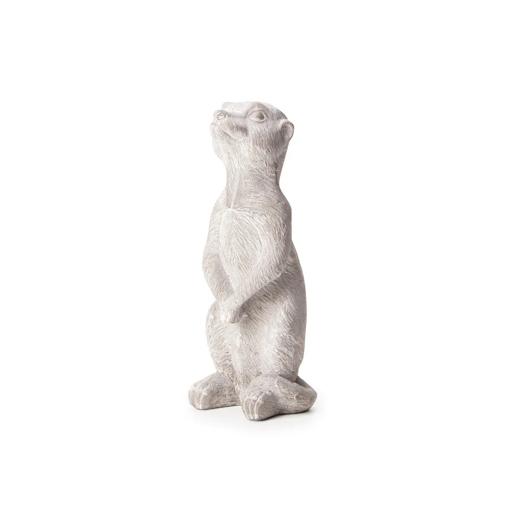 ESCULTURA SURICATO EM CIMENTO