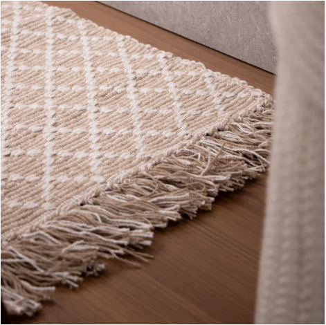 TAPETE KILIM ADALLI DUPLA FACE 0,60 X 0,90 BEGE/UNICO-7908405101212