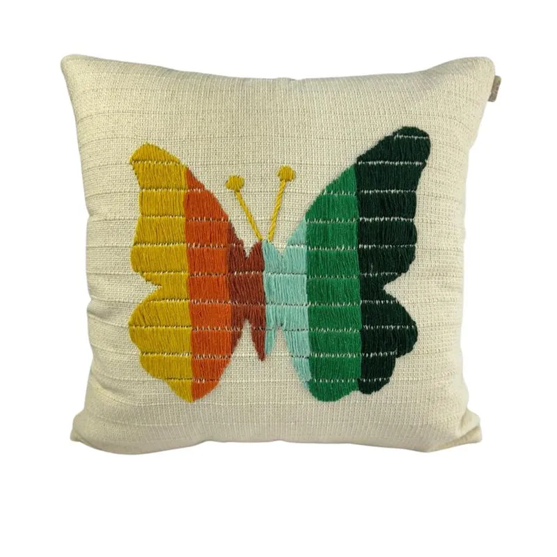 CAPA (T) DE ALMOFADA BORDADO FLY 50X50