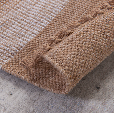 TAPETE KILIM MALLANI DUPLA FACE 0,60 X 0,90 BEGE/UNICO-7908405101373