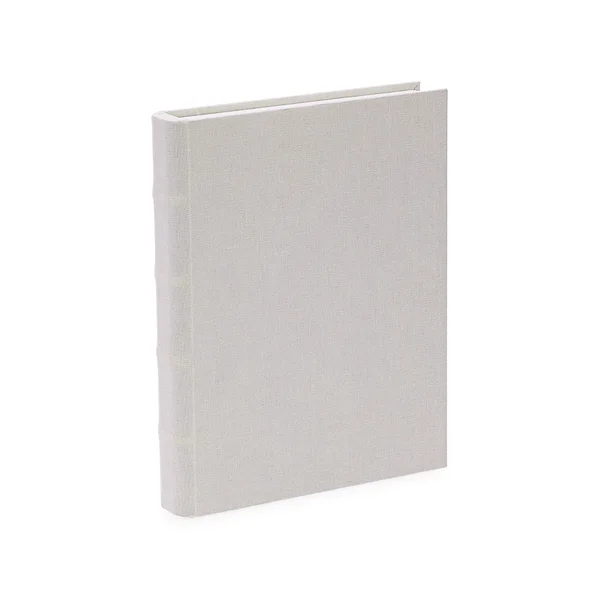 LIVRO-CAIXA EM MDF COM REVESTIMENTO EM LINHO