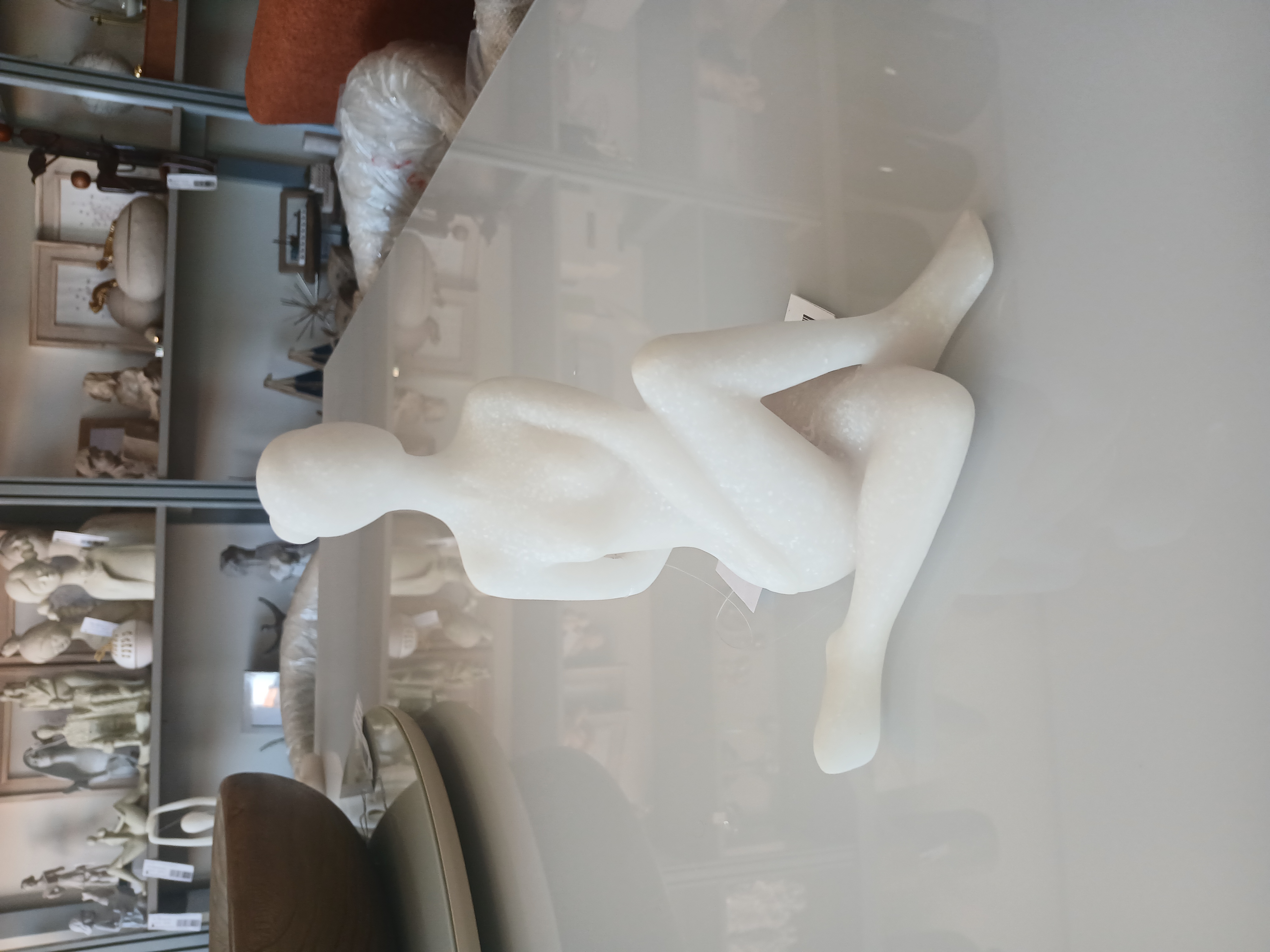 74920 - ESCULTURA EM RESINA BRANCO