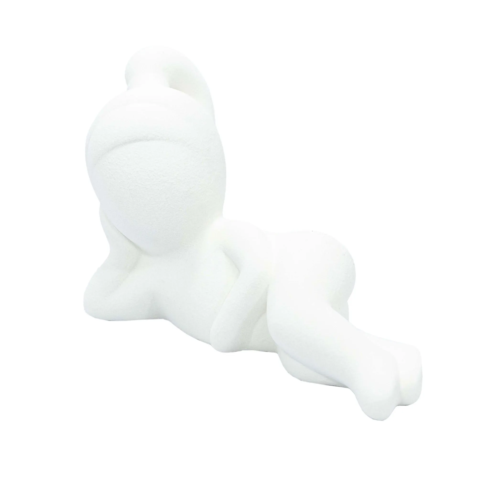 66555 - ESCULTURA EM CERAMICA MULHER DEITADA
