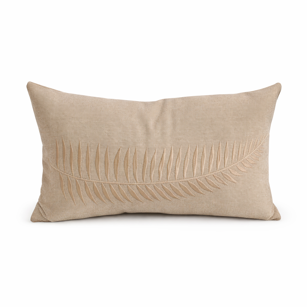 P75 CP ALMOFADA FOLHAS 30X50 ROSE