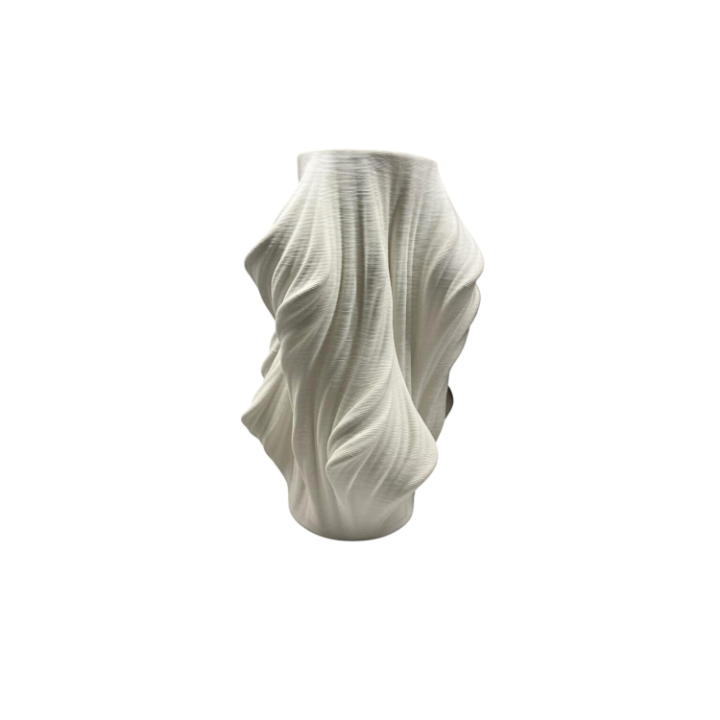 VASO EM CERAMICA BRANCO