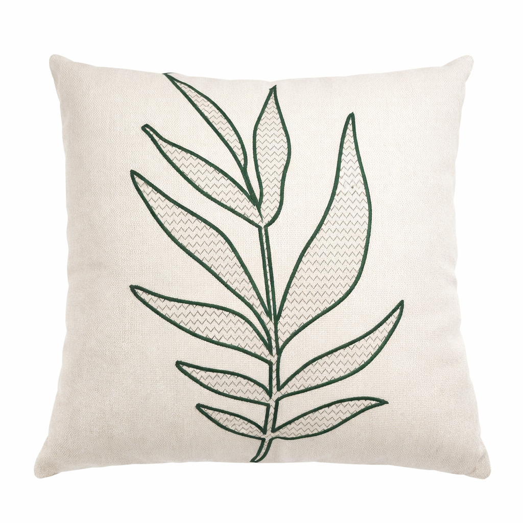 ST53 CP ALMOFADA FOLHA 50X50 VERDE