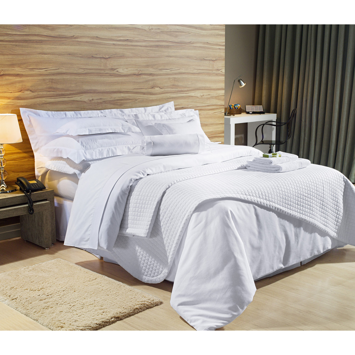 PRATIC COBRE LEITO KING - BRANCO