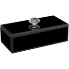 PORTA JOIAS MDF PRETO ESPELHADO